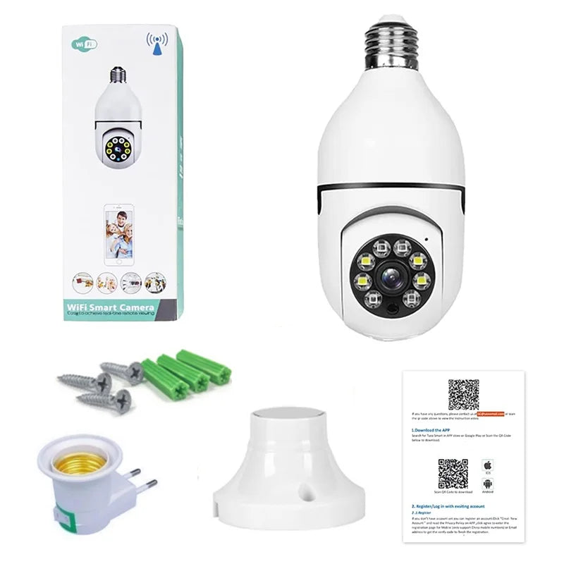 WiFi Bulb Camera with Zoom