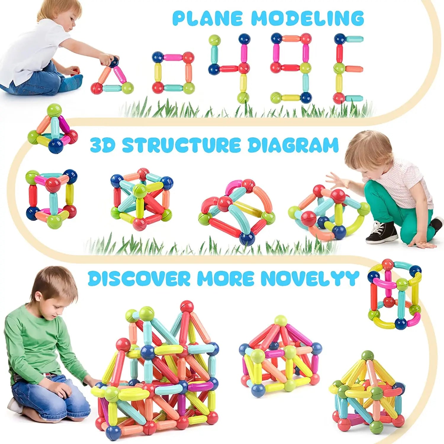 Kids Magnetic Blocks