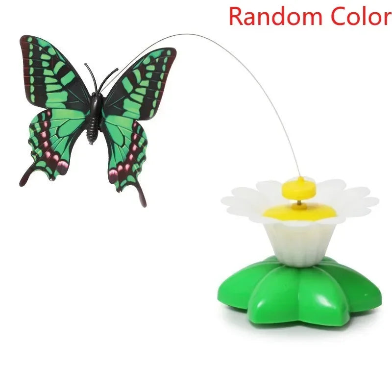 Rotating Butterfly Toy for Pets