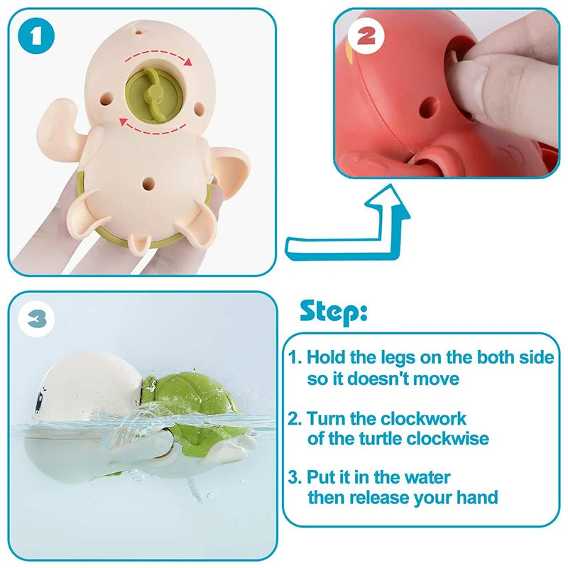 Tortoise Splash Fun Bath Toys