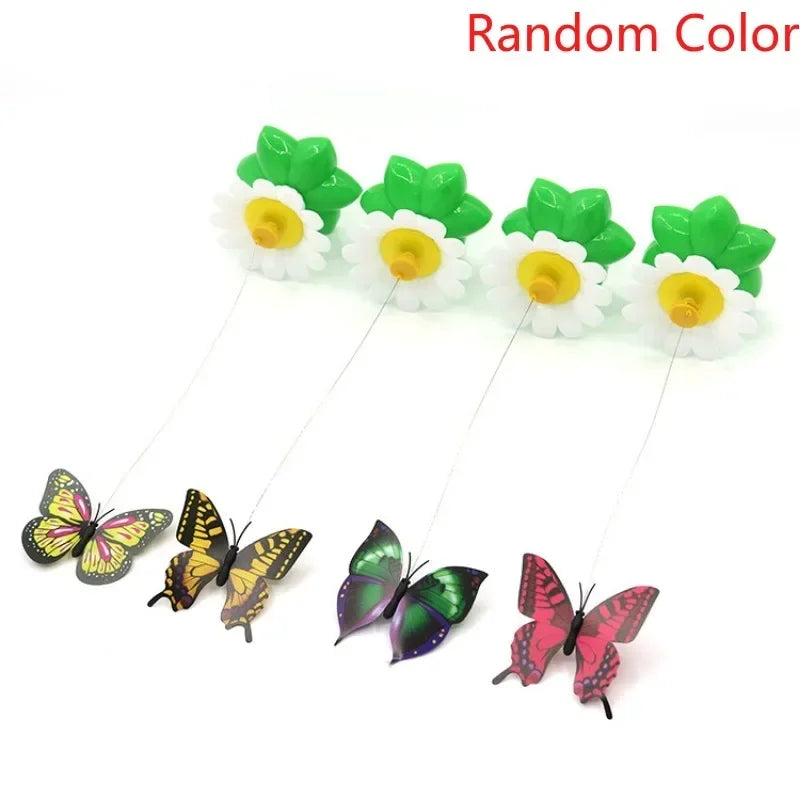 Rotating Butterfly Toy for Pets